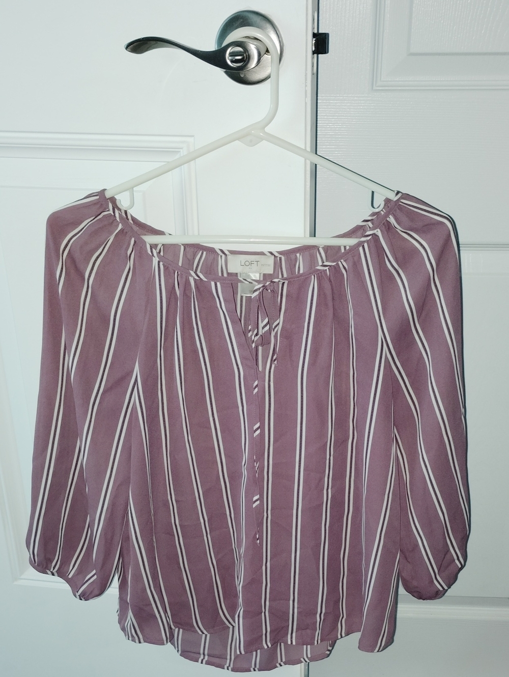 Ann Taylor Loft Striped Blouse